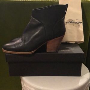 Rachel Comey black and wood Penpal boots size 10